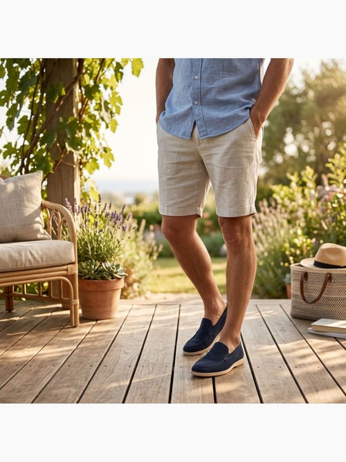 OZABI Mocassini da uomo Premium con microforature, slip-on comodi, taglie - Kiabi
