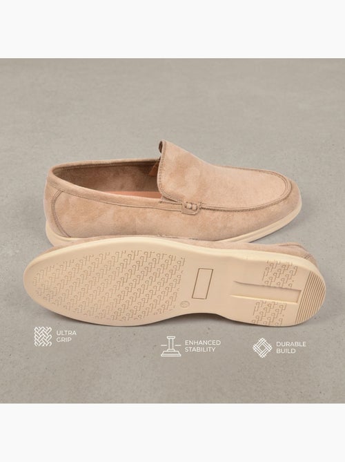 OZABI Mocassini da uomo Premium in similpelle scamosciata, comodi e senza lacci - Kiabi