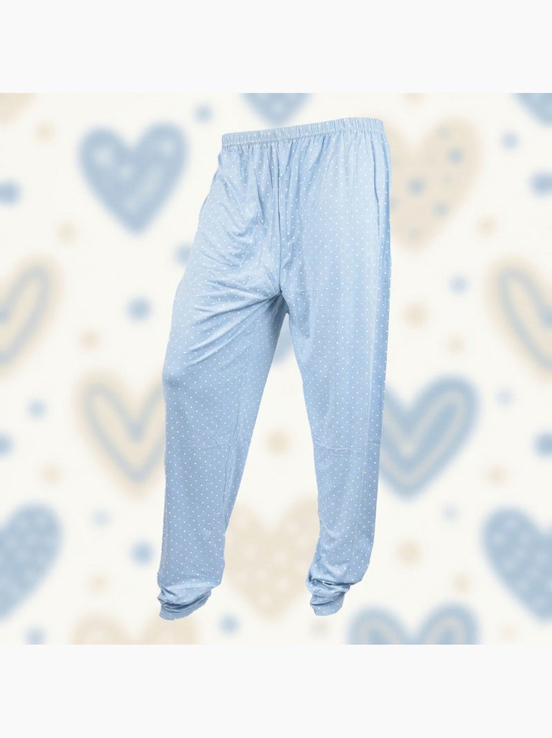 OZABI Pigiama lungo da donna con maniche lunghe Blu - Kiabi