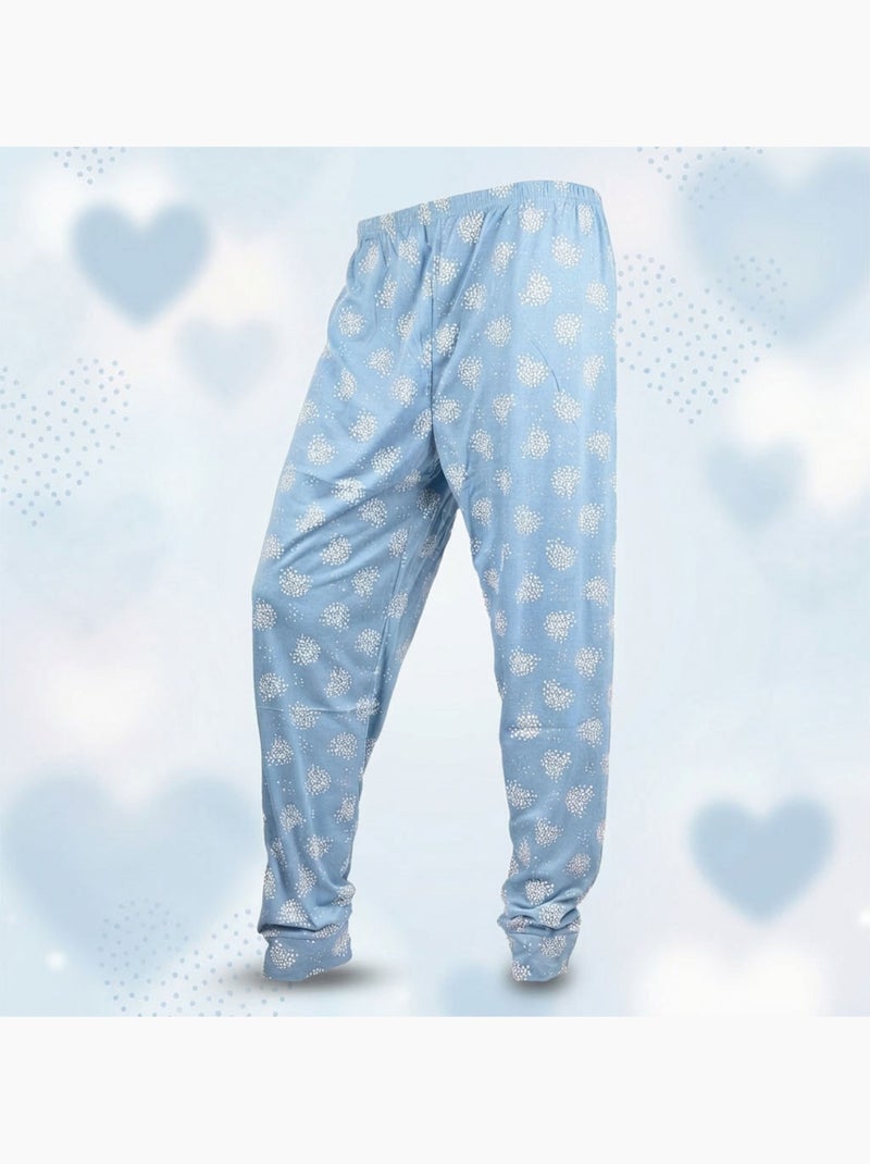 OZABI Pigiama lungo da donna con maniche lunghe Blu - Kiabi