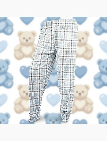 OZABI Pigiama lungo da donna con maniche lunghe