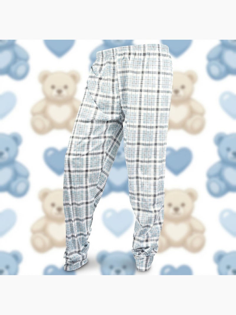 OZABI Pigiama lungo da donna con maniche lunghe Blu - Kiabi