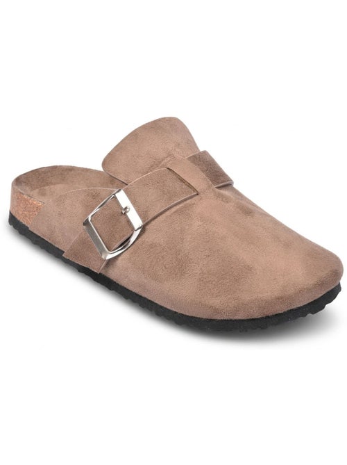 Ozabi sabot chiuso bambino scamosciato - fibbia metallo - fodera velluto - Kiabi