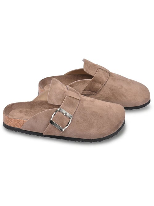 Ozabi sabot chiuso bambino scamosciato - fibbia metallo - fodera velluto - Kiabi