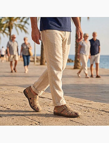OZABI: sandali chiusi da uomo, comodi e traspiranti per l'estate