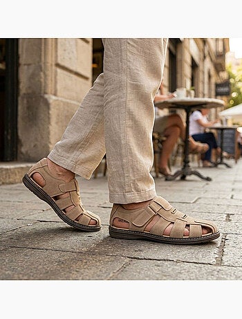 OZABI: sandali chiusi da uomo, comodi e traspiranti per l'estate
