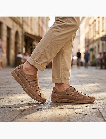 OZABI: sandali chiusi da uomo, comodi e traspiranti per l'estate