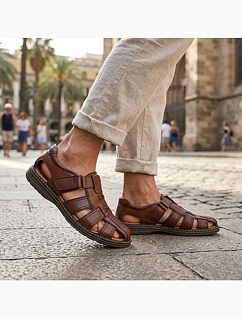 OZABI: sandali chiusi da uomo, comodi e traspiranti per l'estate