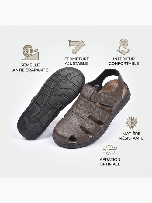 OZABI: sandali chiusi da uomo, comodi e traspiranti per l'estate - Kiabi OZABI: sandali chiusi da uomo, comodi e traspiranti per l'estate - Kiabi