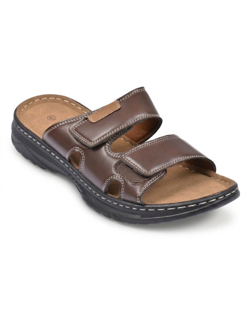 OZABI Sandali Uomo Comfort Doppia Strappo Antiscivolo - Kiabi OZABI Sandali Uomo Comfort Doppia Strappo Antiscivolo - Kiabi