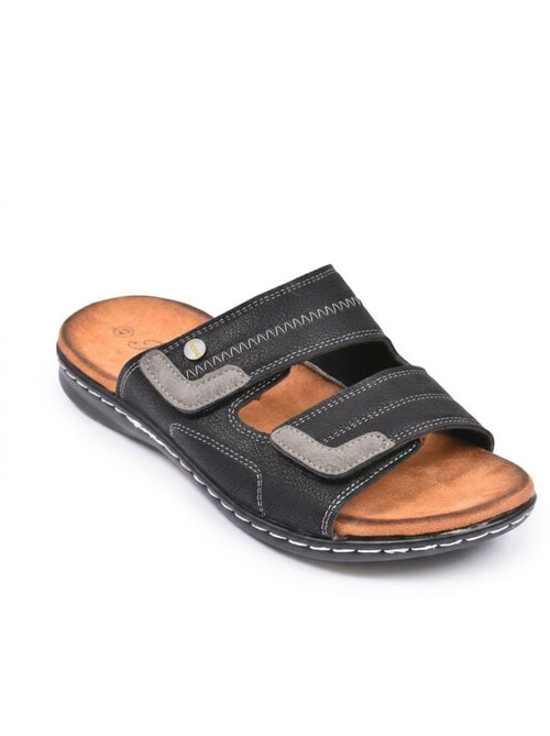 OZABI Sandali uomo comfort doppio velcro suola memory foam - Kiabi OZABI Sandali uomo comfort doppio velcro suola memory foam - Kiabi