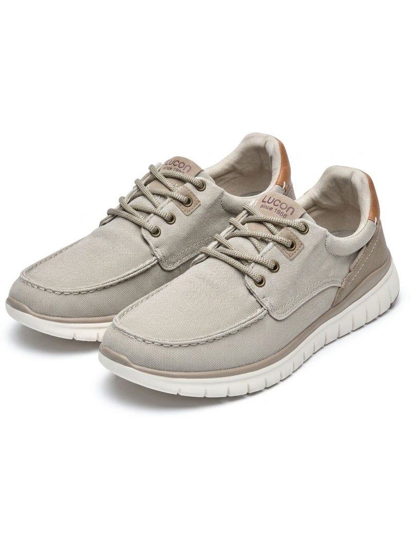 OZABI Scarpe da basket da uomo comode con suola flessibile in stile barca Beige - Kiabi