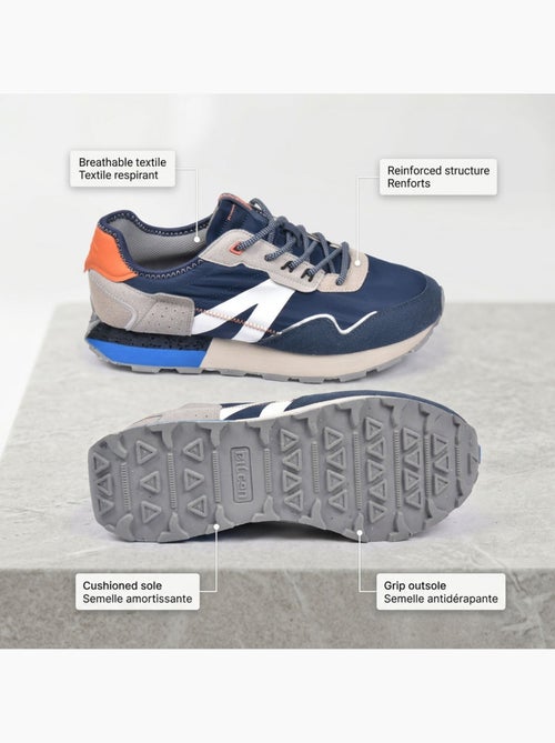 OZABI: scarpe da basket da uomo, modello running retrò, comode - Kiabi OZABI: scarpe da basket da uomo, modello running retrò, comode - Kiabi