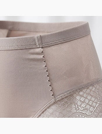 OZABI Set di slip modellanti invisibili da donna in pizzo e laser – Confezione da 6