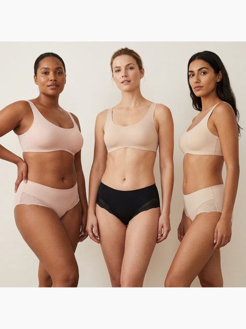 OZABI Set di slip modellanti invisibili da donna in pizzo e laser – Confezione da 6 - Kiabi