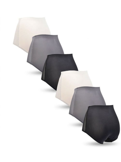 OZABI Set di slip modellanti invisibili da donna in pizzo e laser – Confezione da 6 - Kiabi