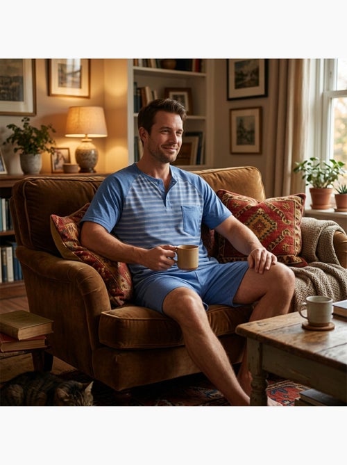 OZABI Set pigiama da uomo corto in cotone - Kiabi