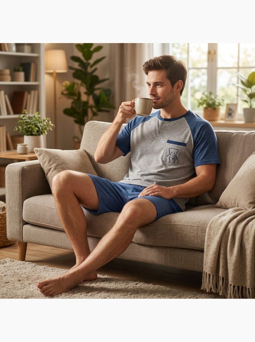 OZABI Set pigiama da uomo corto in cotone - Kiabi