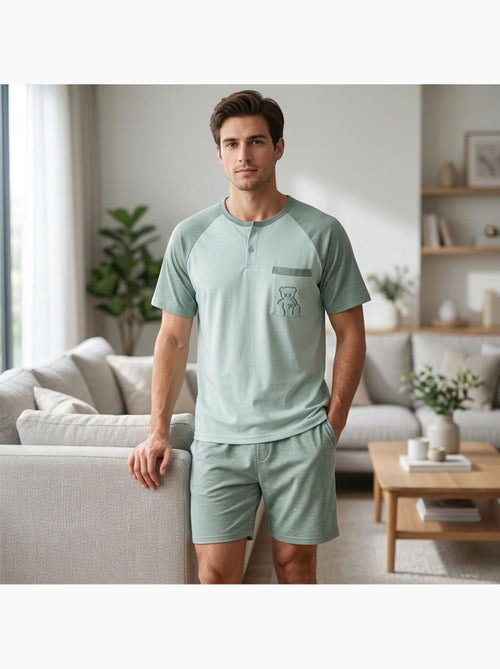 OZABI Set pigiama da uomo corto in cotone - Kiabi