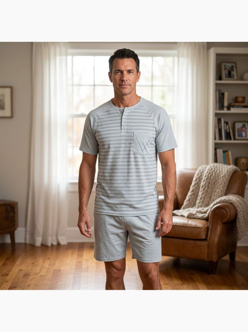 OZABI Set pigiama da uomo corto in cotone - Kiabi