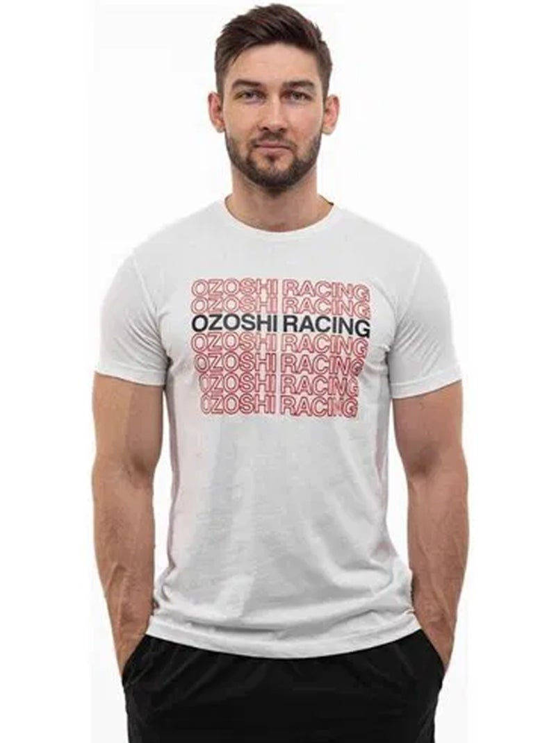 Ozoshi Maglietta Logo Ripetuto Uomo Bianco - Kiabi