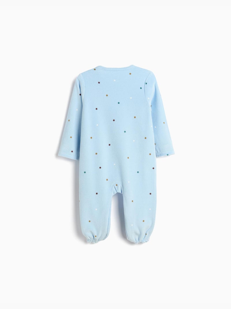 Pacchetto 2 Babygrow Velvet, MO Fashion Bianco - Kiabi