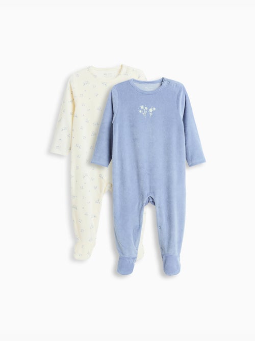 Pacchetto 2 Babygrow Velvet, MO Fashion - Kiabi