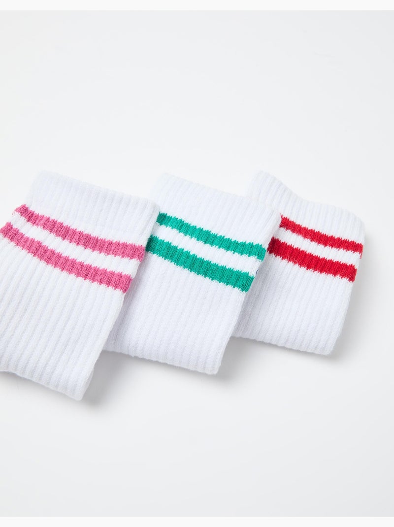 Pacchetto da 3 paia di calzini, MO Fashion Bianco - Kiabi