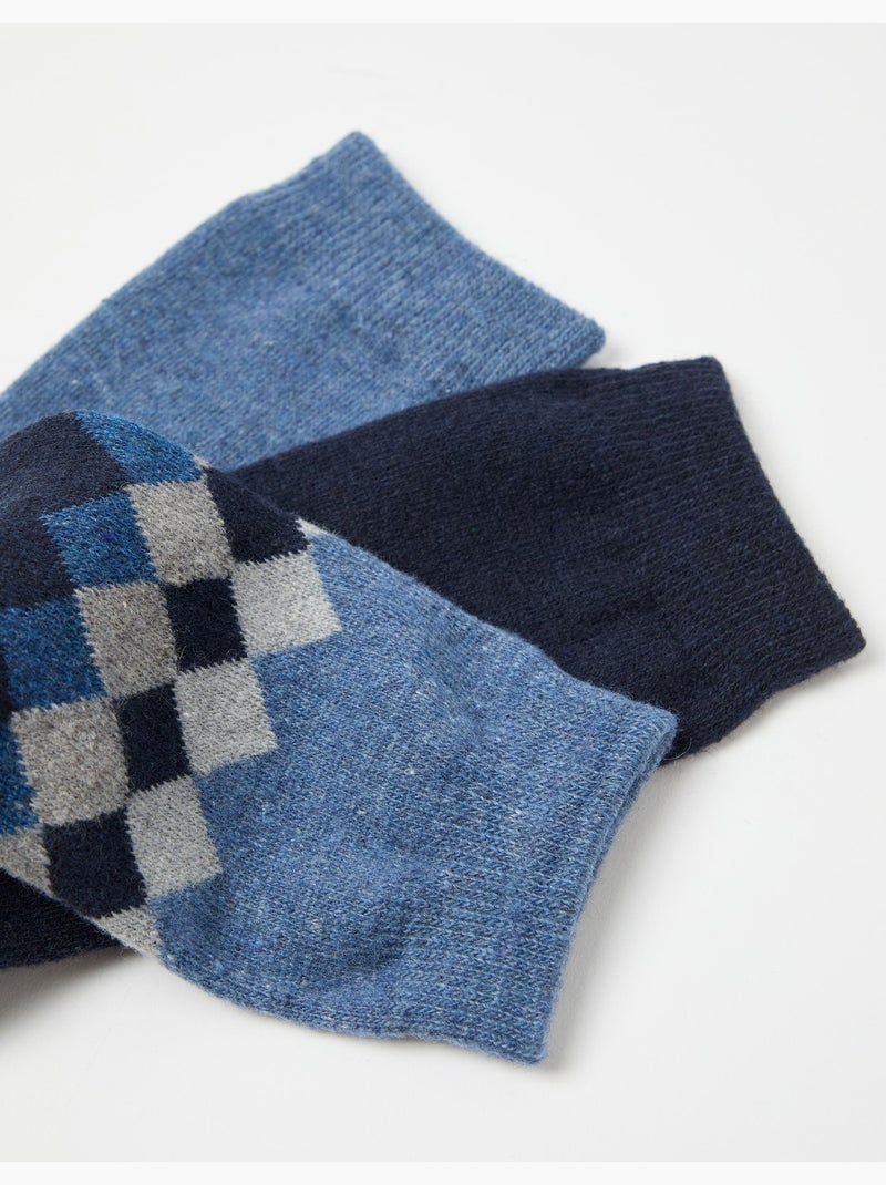 Pacchetto da 3 paia di calzini, MO Fashion Blu - Kiabi