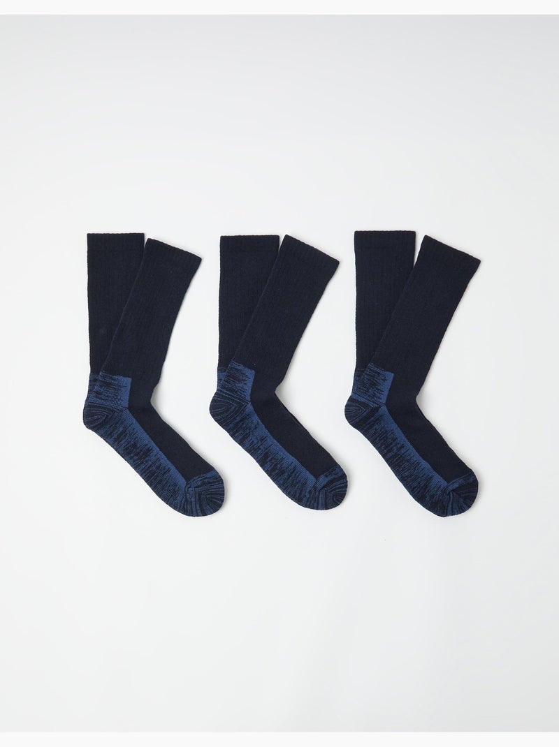 Pacchetto da 3 paia di calzini, MO Fashion Blu - Kiabi