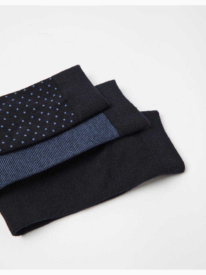 Pacchetto da 3 paia di calzini, MO Fashion Blu - Kiabi