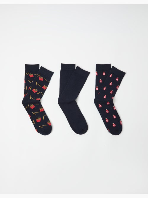 Pacchetto da 3 paia di calzini, MO Fashion - Kiabi Pacchetto da 3 paia di calzini, MO Fashion - Kiabi