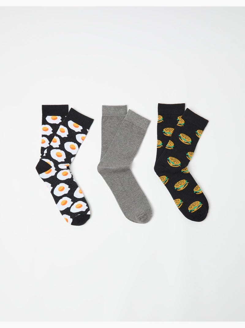 Pacchetto da 3 paia di calzini, MO Fashion Grigio - Kiabi