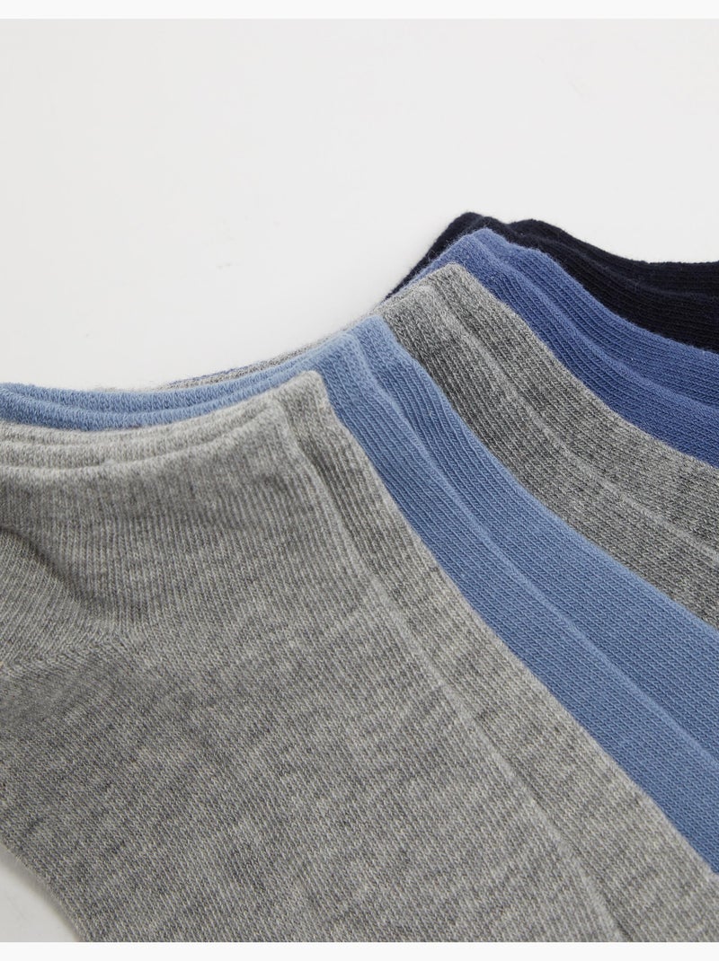 Pacchetto da 5 paia di calzini invisibili, MO Fashion Blu - Kiabi