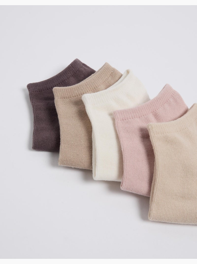 Pacchetto da 5 paia di calzini invisibili, MO Fashion Rosa - Kiabi