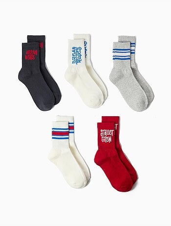 Pacchetto da 5 paia di calzini, mo fashion