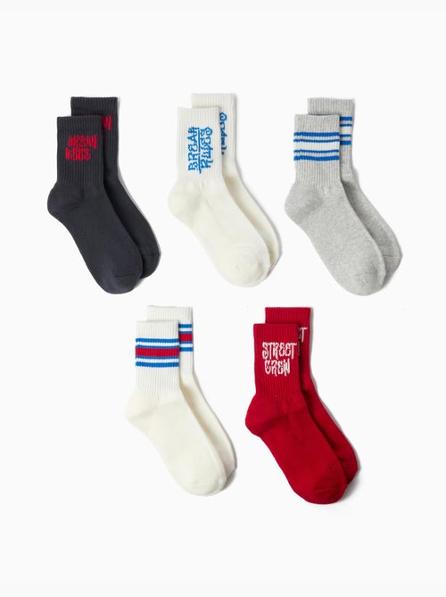 Pacchetto da 5 paia di calzini, mo fashion - Kiabi Pacchetto da 5 paia di calzini, mo fashion - Kiabi