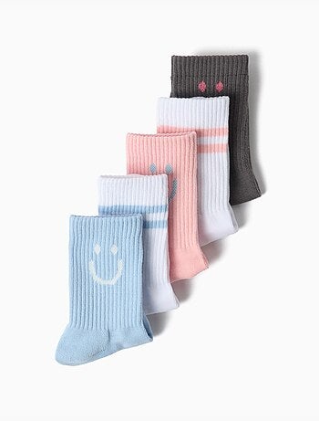 Pacchetto da 5 paia di calzini sportivi, mo fashion