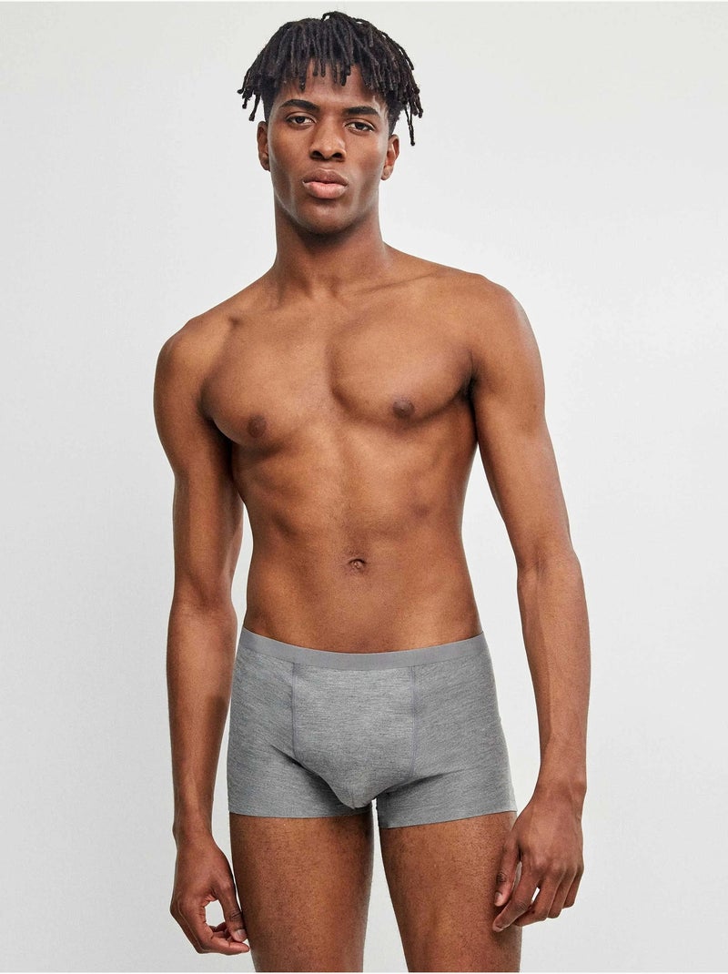 Pacchetto di 2 boxer uomo Grigio melangiato - Kiabi