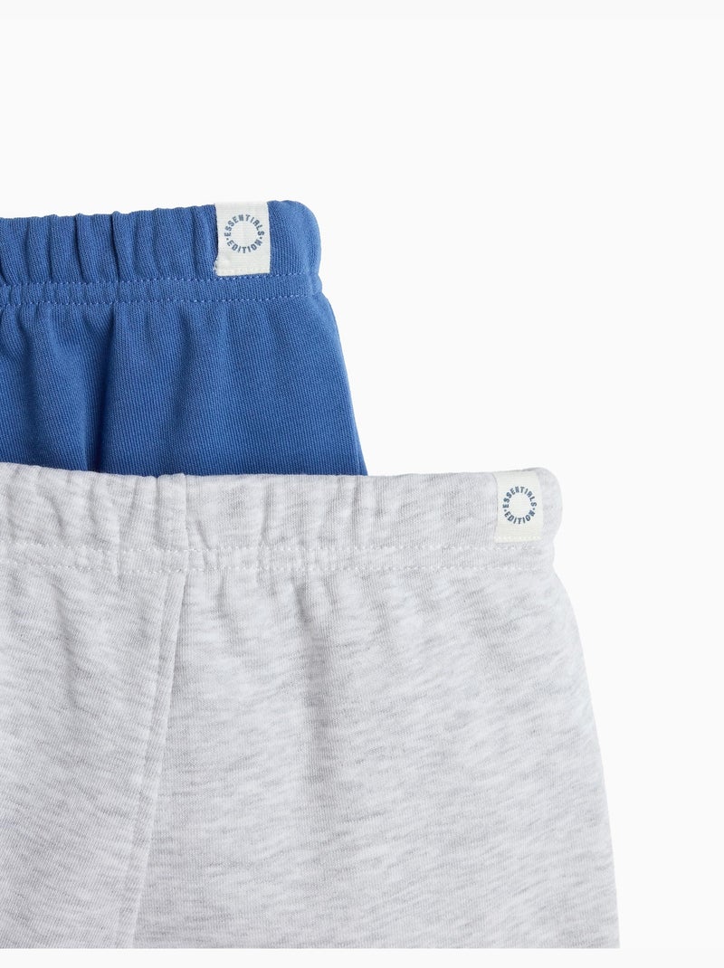 Pacchetto di 2 jogger di peluche, mo fashion Blu - Kiabi