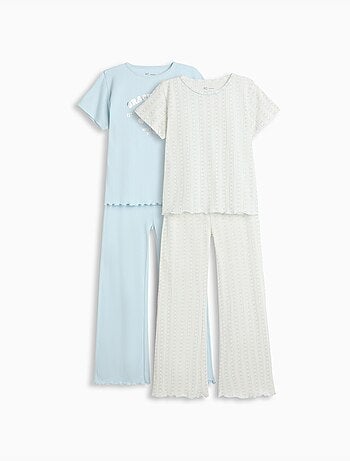 Pacchetto di 2 pigiami con maglia, mo fashion