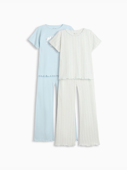 Pacchetto di 2 pigiami con maglia, mo fashion - Kiabi Pacchetto di 2 pigiami con maglia, mo fashion - Kiabi