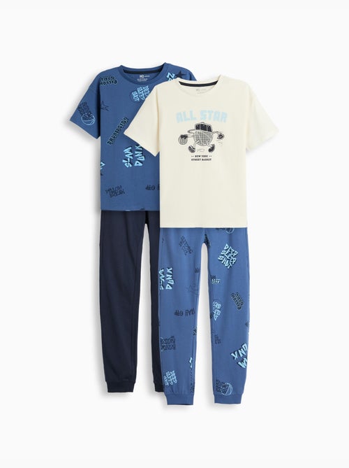 Pacchetto di 2 pigiami con maglia, mo fashion - Kiabi Pacchetto di 2 pigiami con maglia, mo fashion - Kiabi