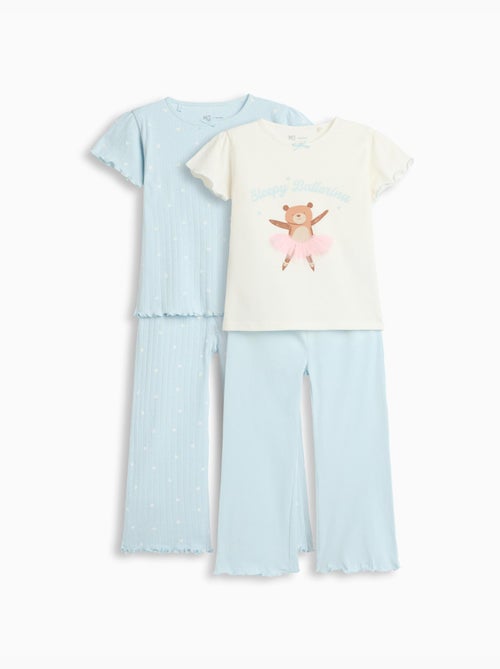 Pacchetto di 2 pigiami con maglia, mo fashion - Kiabi Pacchetto di 2 pigiami con maglia, mo fashion - Kiabi
