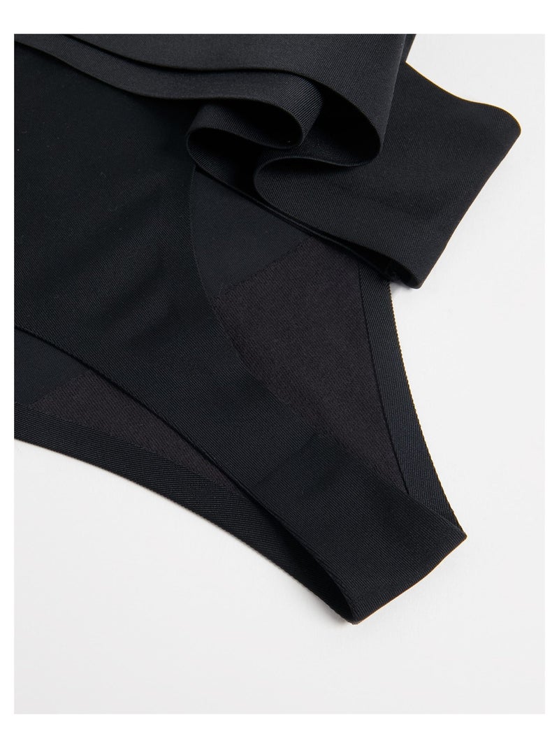 Pacchetto di 2 slip per perizoma tagliati al laser, MO Fashion Nero - Kiabi