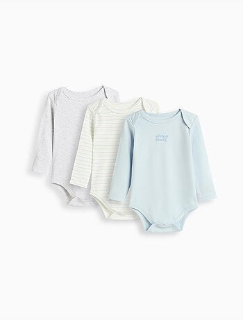 Pacchetto di 3 body a maniche lunghe, mo fashion