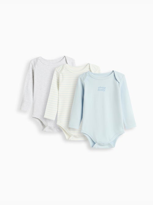 Pacchetto di 3 body a maniche lunghe, mo fashion - Kiabi Pacchetto di 3 body a maniche lunghe, mo fashion - Kiabi