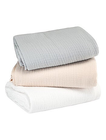 Pacchetto trio di maxi fasce in garza di cotone | sevira kids | sevira kids