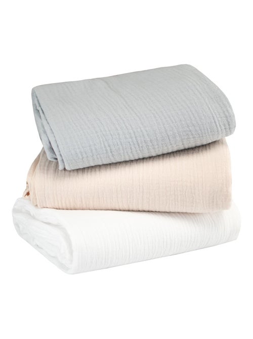 Pacchetto trio di maxi fasce in garza di cotone | sevira kids | sevira kids - Kiabi Pacchetto trio di maxi fasce in garza di cotone | sevira kids | sevira kids - Kiabi