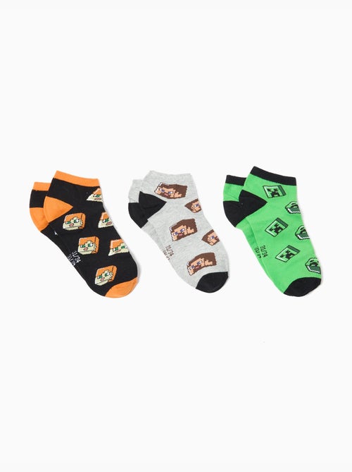 Pacco 3 Calzini 'Minecraft', MO Fashion - Kiabi Pacco 3 Calzini 'Minecraft', MO Fashion - Kiabi